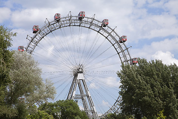 Image showing Ferris wheel in Vienna