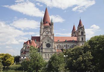 Image showing Church of Francis of Assisi in Vienna