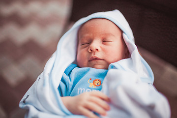 Image showing Sweet newborn baby