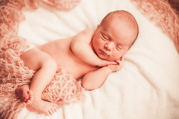 Image showing Sweet newborn baby