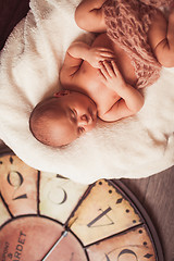 Image showing Sweet newborn baby