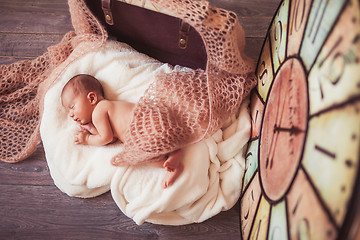 Image showing Sweet newborn baby