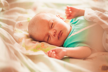 Image showing Sweet newborn baby