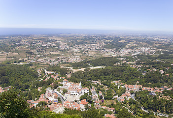 Image showing Sintra, view from above