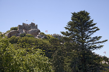 Image showing Castle of the Moors in Sintra