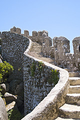 Image showing Castle of the Moors in Sintra