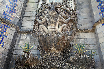 Image showing Sea monster in Pena palace, Sintra