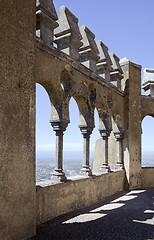 Image showing Arabian gallery in Pena palace, Sintra