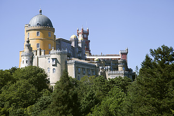 Image showing Pena palace in Sintra, Portugal