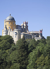 Image showing Pena palace in Sintra, Portugal
