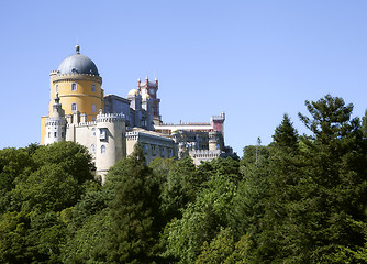 Image showing Pena palace in Sintra, Portugal