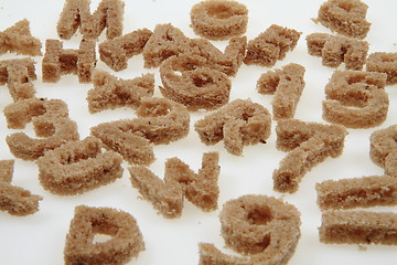 Image showing bread alphabet 