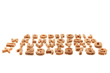Image showing bread alphabet 