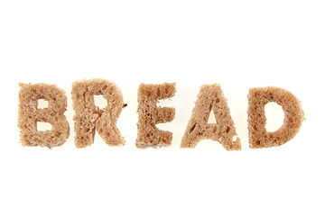 Image showing bread alphabet 