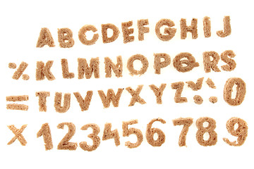 Image showing bread alphabet 