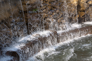 Image showing Water falling from above