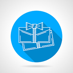 Image showing Gift cards flat vector icon