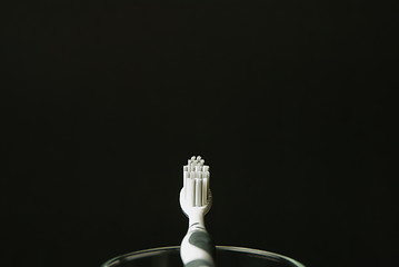 Image showing toothbrush on a glas