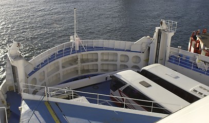 Image showing Ferry bow