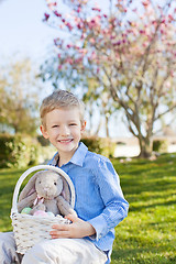 Image showing kid at easter time