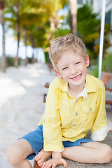 Image showing kid at vacation