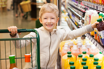 Image showing kid shopping