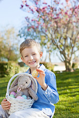 Image showing kid at easter time