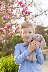 Image showing kid at easter time