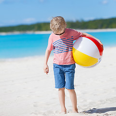Image showing kid at vacation