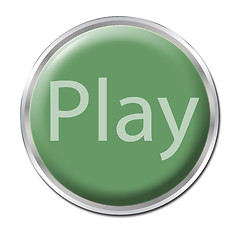 Image showing Play Button