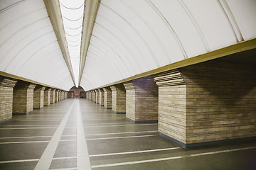 Image showing Subway station in a big city 