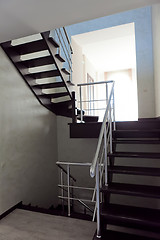 Image showing Luxury house interior stairs