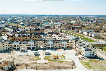 Image showing Townhouses of Tobolsk town, Russia