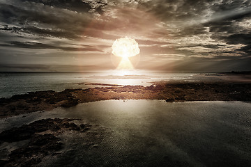 Image showing nuclear bomb explosion