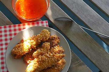 Image showing chicken strips