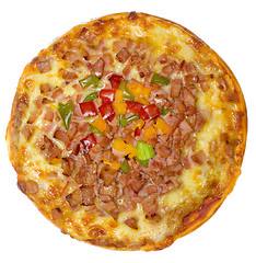 Image showing Hawaiian pizza

