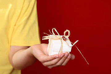 Image showing Giving a gift