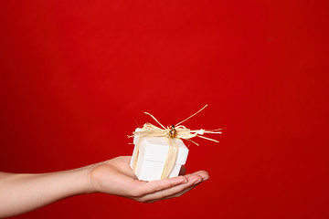 Image showing Giving a present