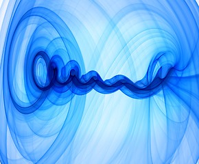 Image showing blue swirl