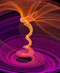 Image showing stylish swirl