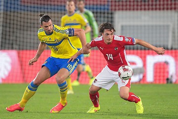 Image showing Austria vs . Sweden