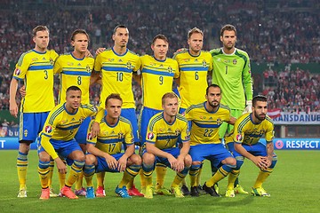 Image showing Austria vs . Sweden