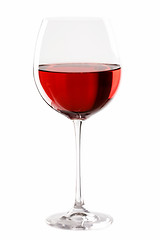 Image showing glass of red wine