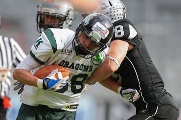 Image showing Raiders vs. Dragons