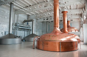 Image showing Brewing production 