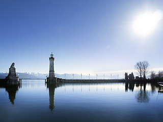 Image showing port Lindau backlight