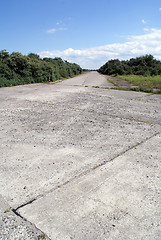 Image showing Old air strip