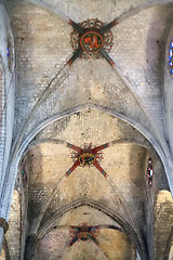 Image showing ceiling of the Catholic Church