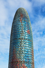 Image showing Torre Agbar skyscraper 