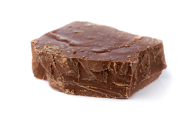 Image showing large piece of milk chocolate.
